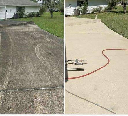 Pressure washing