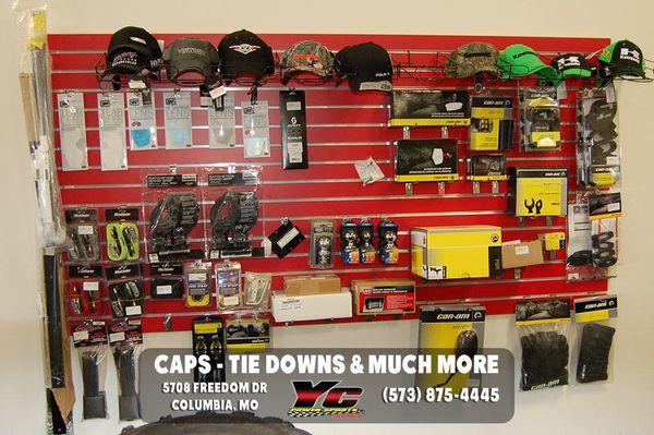 Caps, tie-downs and much more for you-YC Powersports of Columbia 5708 Freedom Dr. Columbia, MO 65202 (573) 875-4445, Kirksvil...