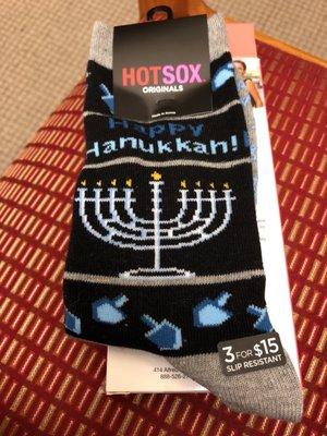 Hanukkah socks