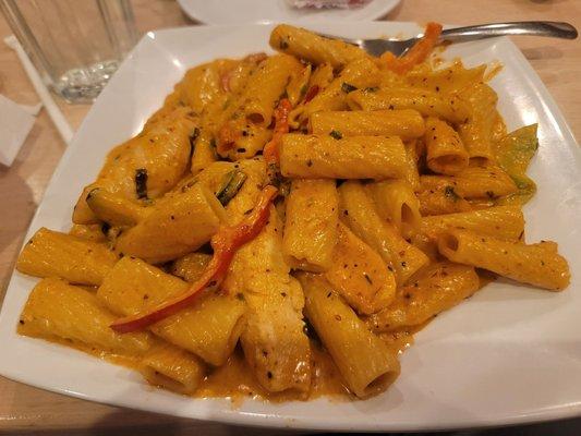 Cajun chicken and pasta