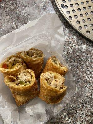 Chicken Philly Egg Roll