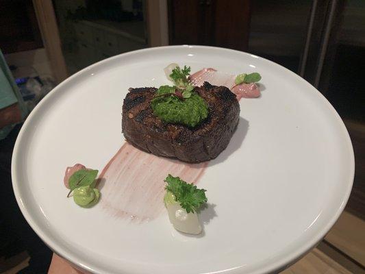 Tenderloin with Chimichurri Sauce