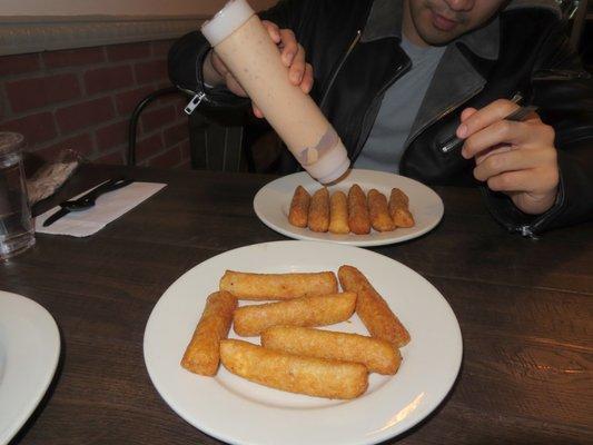 Best yuca fries and sauce ever!