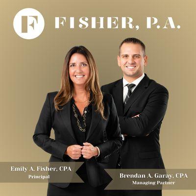 We are so excited to announce that Brendan A. Garay, CPA has been promoted to Managing Partner here at Fisher, P.A.