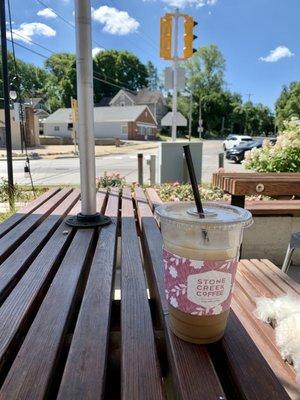 Cold brew on the patio