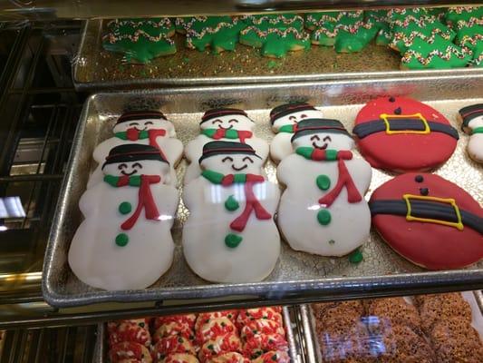 Snow people cookies