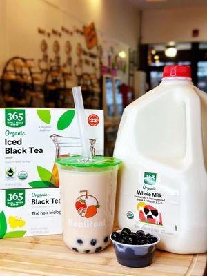 Organic Bubble Milk Tea