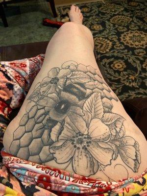 My leg tattoo by Big Joe