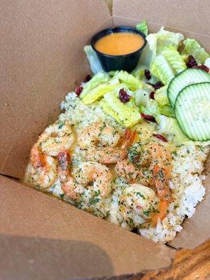 Butter Garlic Shrimp Plate