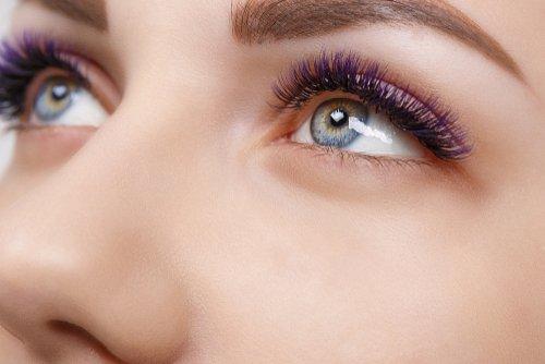 Purple & Black Lash Extensions