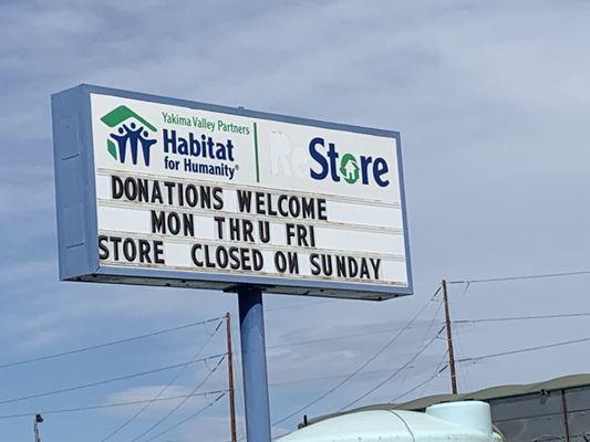 ReStore Sign