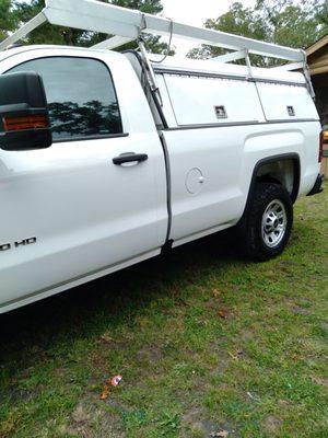 Exterior detail on a work truck turned out shining