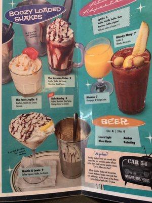 Looks like a fun drink menu