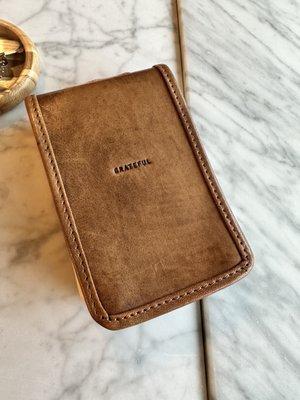 Leather books are place throughout the Café. You're able to write down your experience, recommendations or a kind critique. Love this!