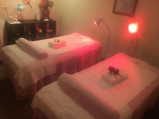 Couples massage room