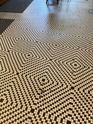 Cool tile floor.