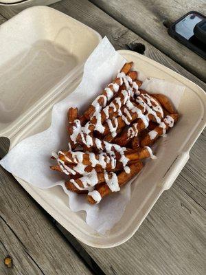 Dessert sweet potato fries