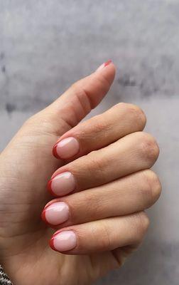 LOVE the colored french tip!