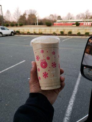 Frozen vanilla coffee