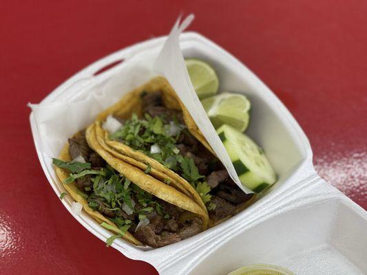 Steak tacos