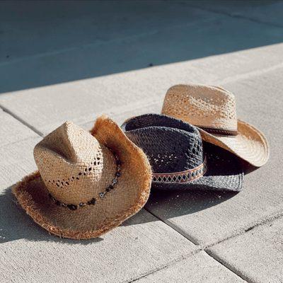 Hats and other fashion accessories available at a boutique in Nashville