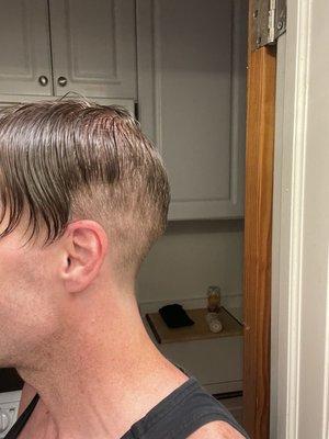 Horrible haircut