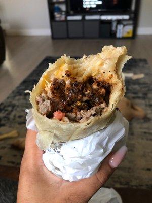 Cali burrito 10/10 recommended. Soooo good.