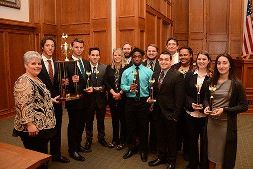 The Moore High School Mock Trial team--State Champions!  Proud to coach these kids.