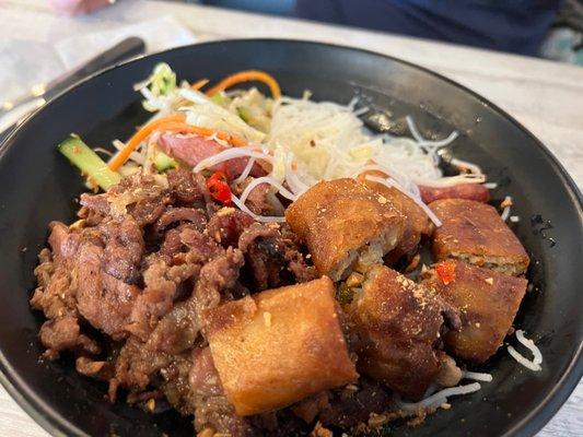 Vermicelli Noodles - Grilled Pork w/Eggrolls