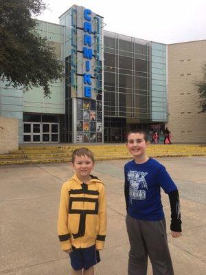 My son had a blast bringing his best friend to the movies! Popcorn was yummy!