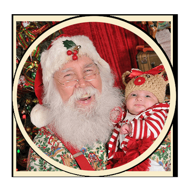 Our Santa can bring a smile to almost any kid