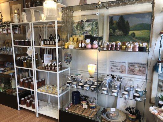 Candles, local jams, salsa, and more