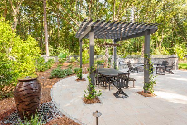 SC Green Master Craftsman Award Winning Landscape Installation - Johns Island landscape design and installation