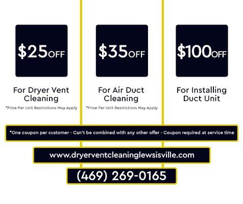 Lewisville TX Dryer Vent Cleaning