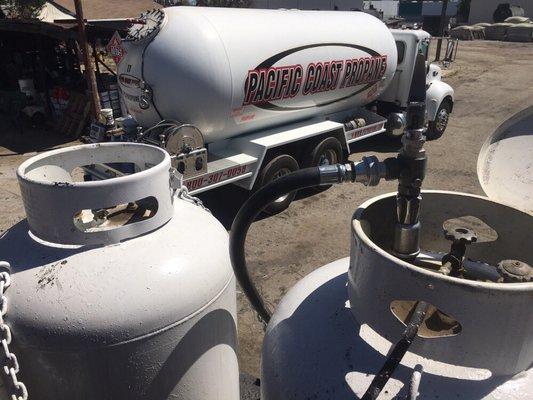 Propane delivery to your business.