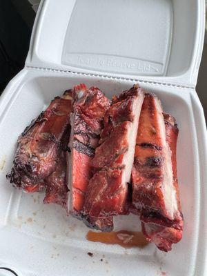 Honey ribs.  Delicious