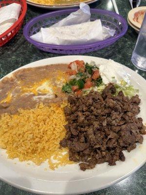 Carne Asada Plate