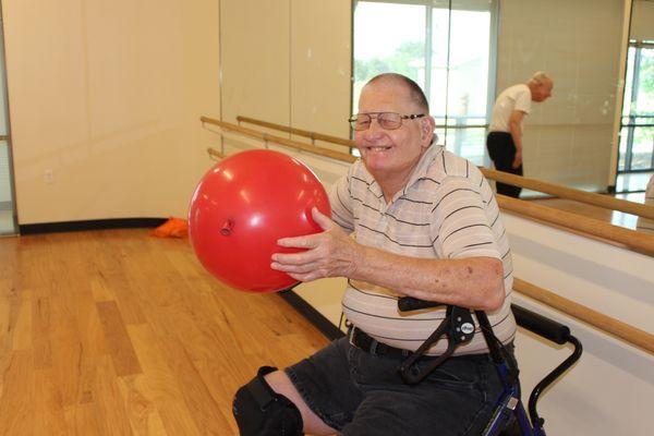 Exercise is important to living a full & happy life, that's why we offer a range of physical activities regardless of mobility.