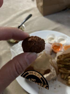 The tiny so called falafel