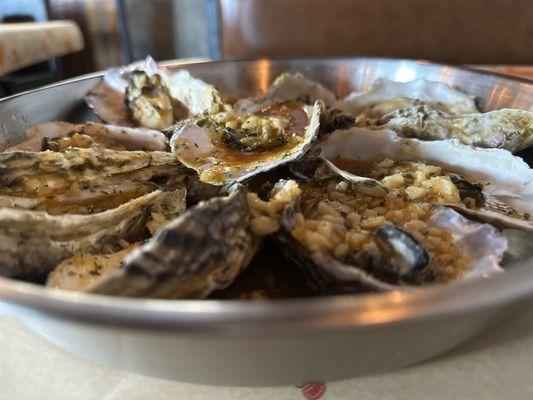 Steamed Oysters