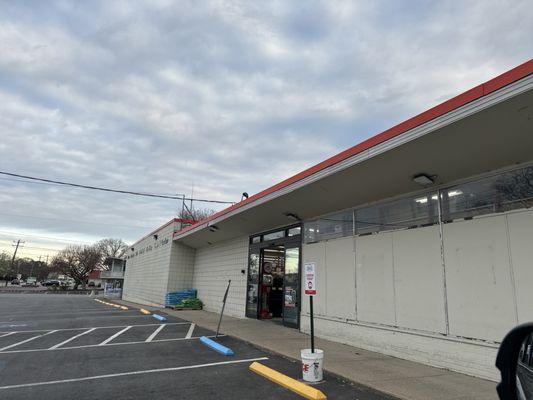 Store front on west shore