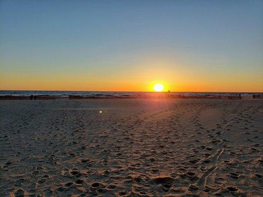 Sunset at Grand Haven State Park