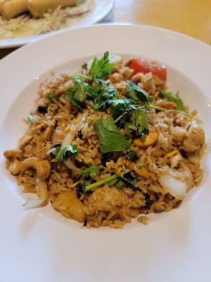 Pineapple Fried Rice with Chicken at Sweet Rice.