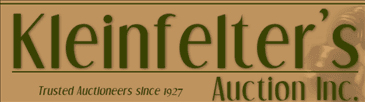 Kleinfelter's Auction Inc. logo