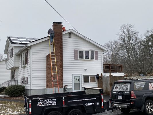 Chimney rebuild