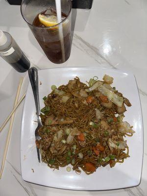 Fried Ramen with Pork