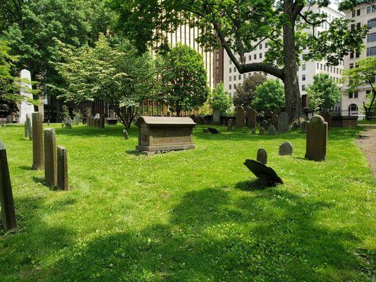 Ancient Burial Ground behind the church