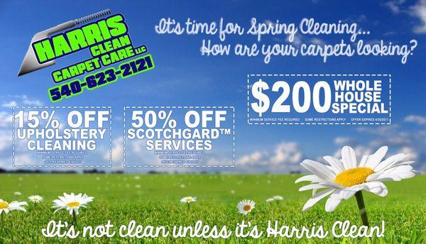 Spring Special. Ends April 2017