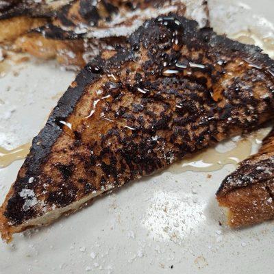 More burnt French toast