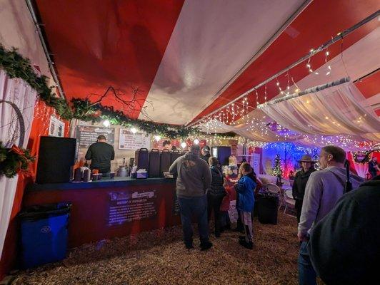 Biergarten tent